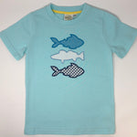 Fish Stack Trio Boys Applique T-Shirt