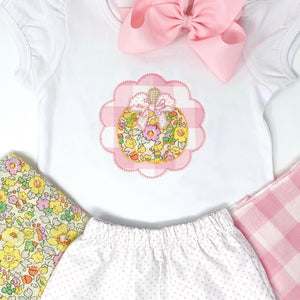 Single Pumpkin Patch Girls Applique Top