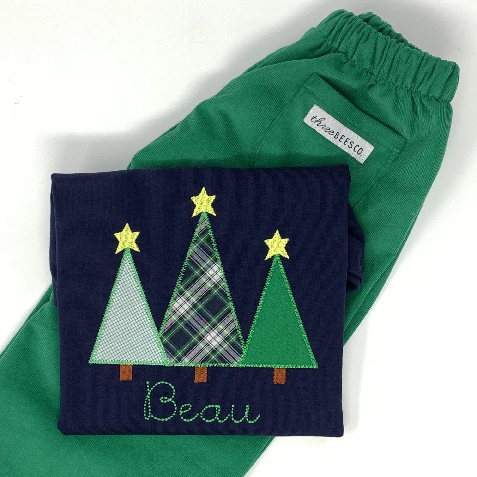 Christmas Tree Trio Boys T-Shirt