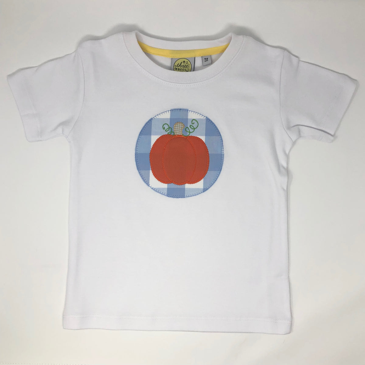 Single Pumpkin Patch Applique Boys T-Shirt
