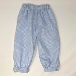 Gingham Landon Fabric Banded Pant (Unisex)