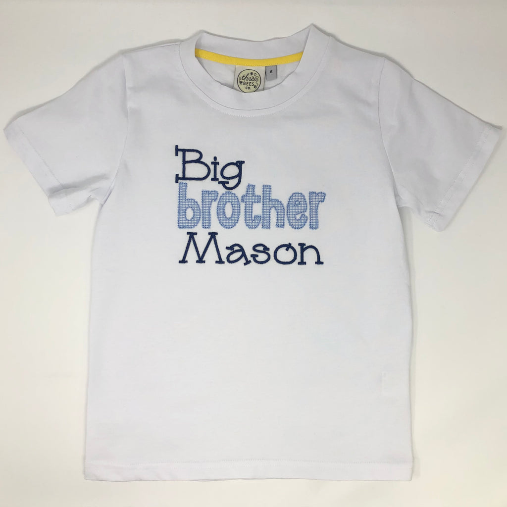 Big Brother Applique Boys T-Shirt