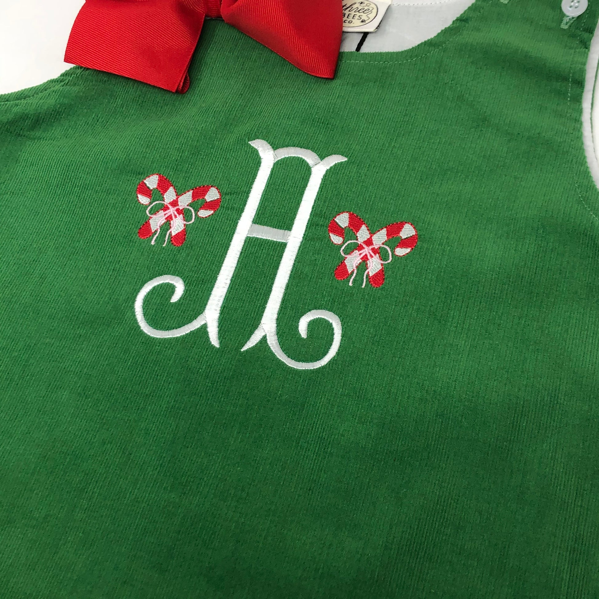 Corduroy Jumper Dress Green / 10 Corduroy Jumper Dress Green / 10