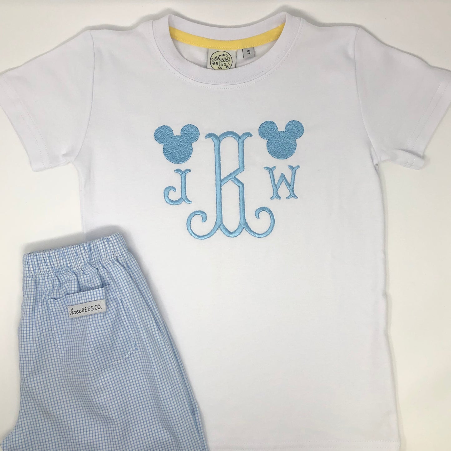 Classic Mouse Fishtail Monogram Boys T-Shirt