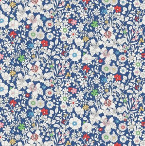 Liberty of London Fabrics Tana Lawn June's Meadow Blue