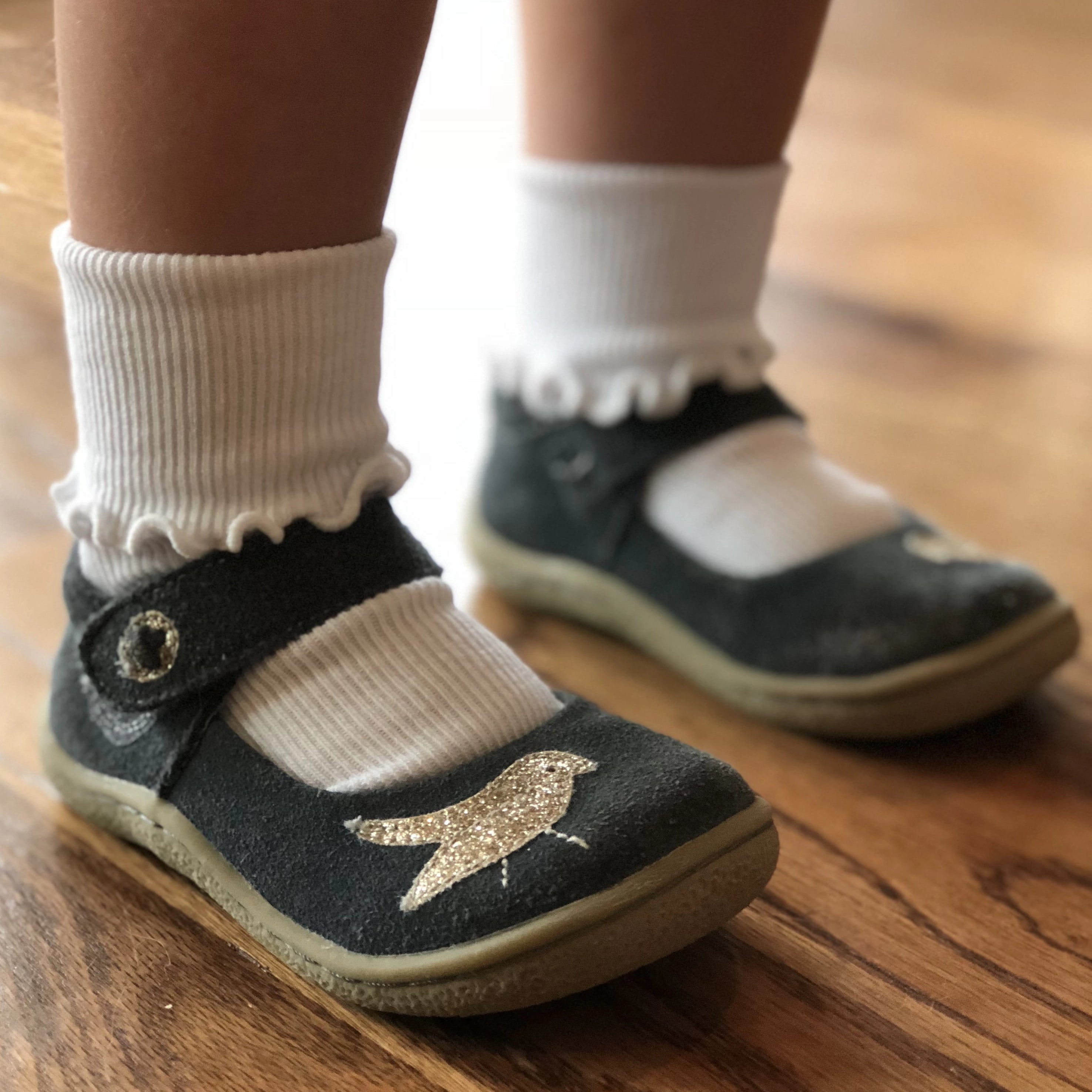 Seamless Ripple Edge Socks | 2-pack
