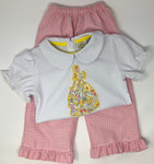 Princess Silhouette Applique Top