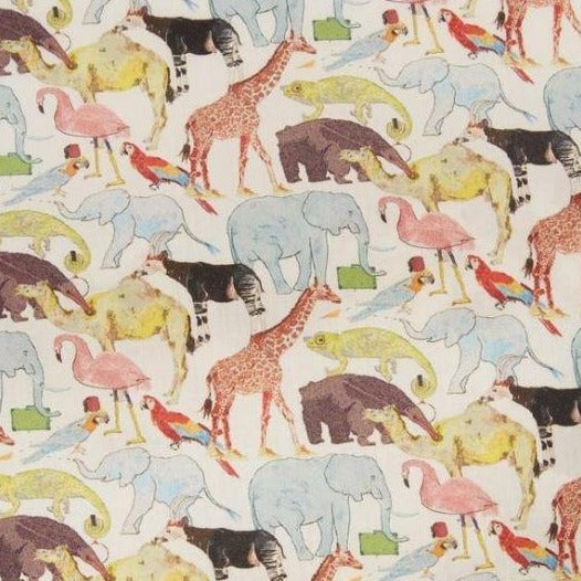 Liberty of London Queue for the Zoo White/Blue/Multi (F)