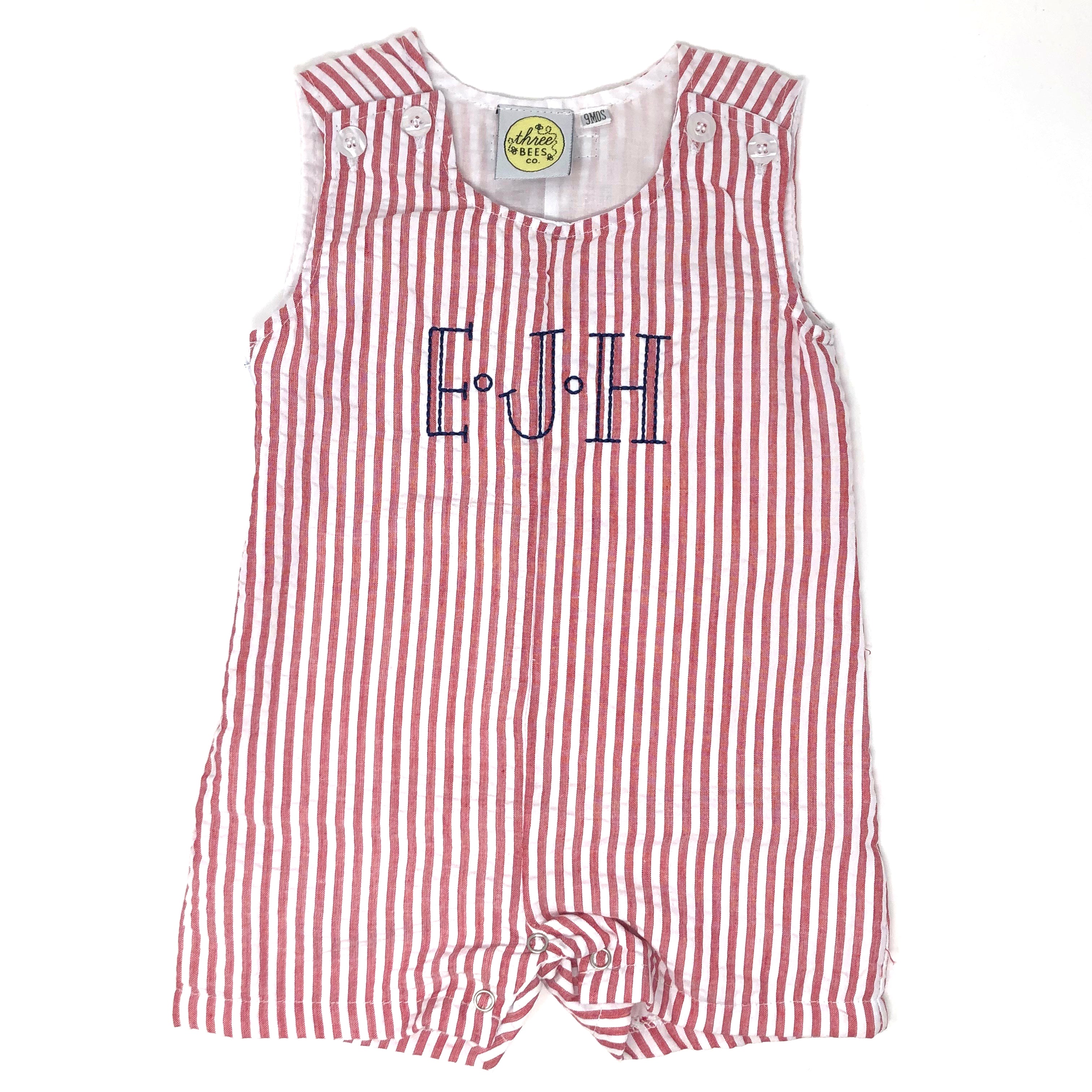 Boys Seersucker Stripe Jon Jon