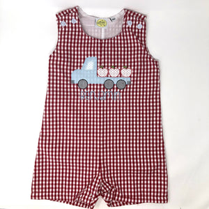 Apple Truck Gingham Jon Jon