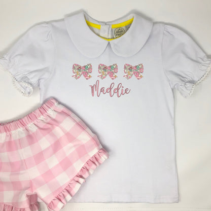 Bow Trio Appliqué