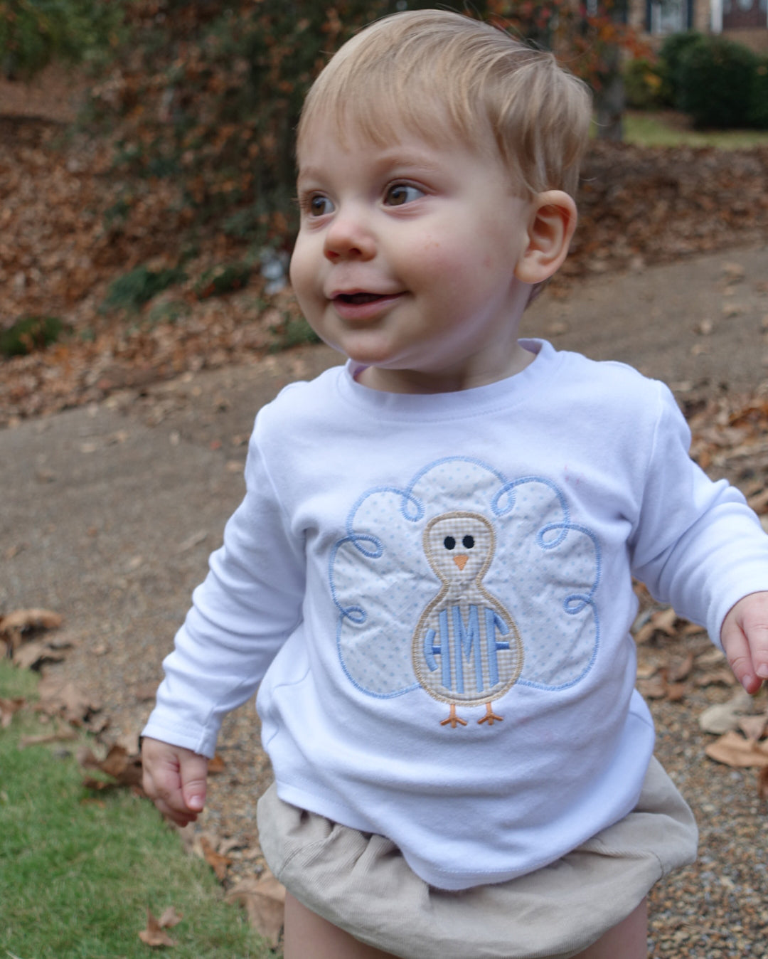 Monogram Turkey Boys T-Shirt