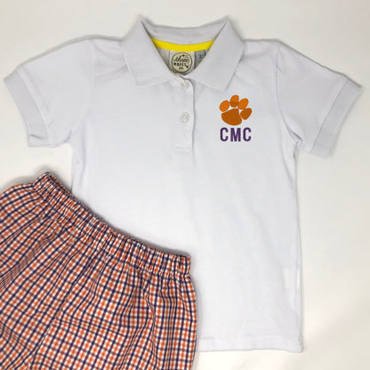 School Mascot Boys Collared Shirt (Multiple Teams Available)