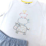 Farm Stack Boys Embroidery T-Shirt