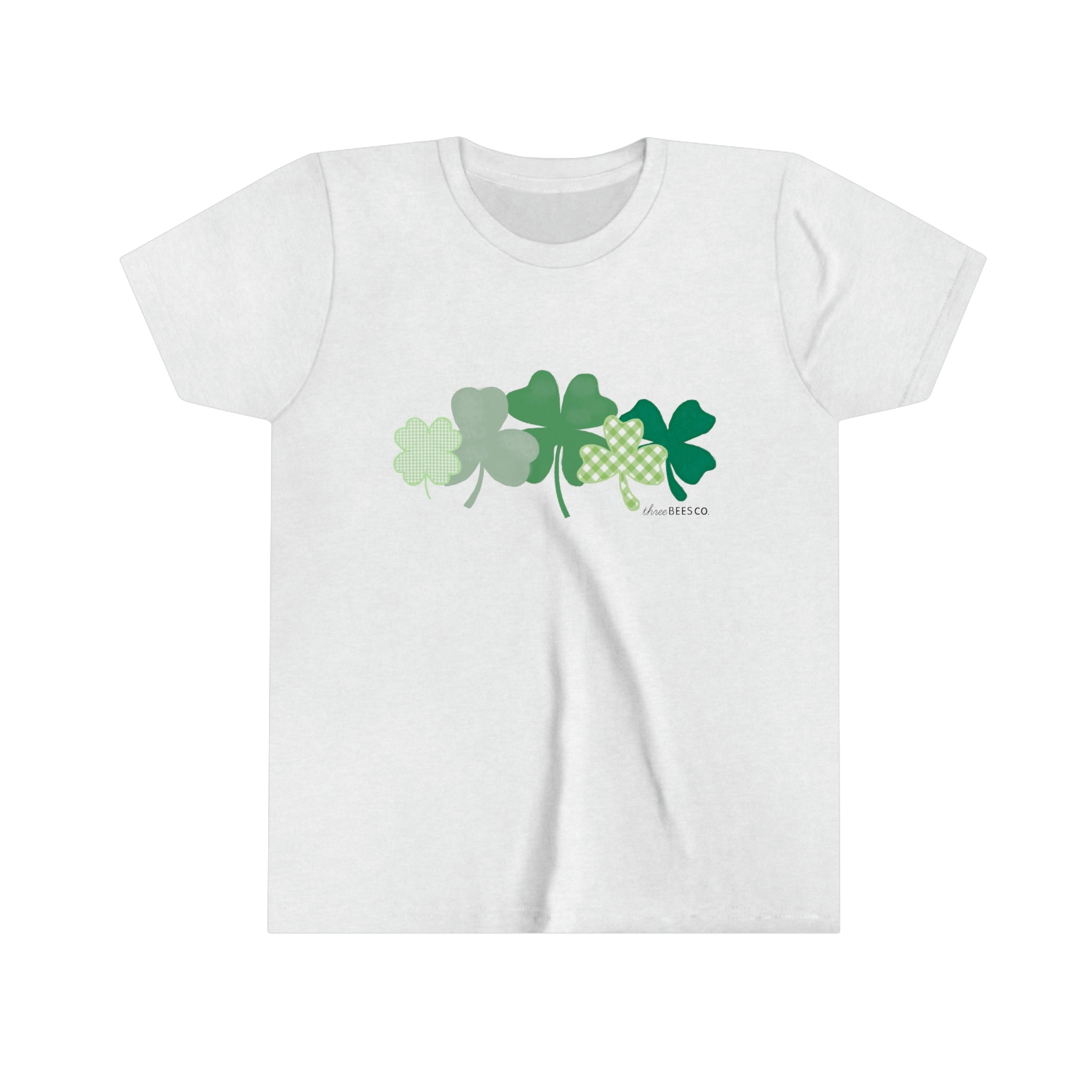 St. Patrick's Day Watercolor Shamrock Boys T-Shirt