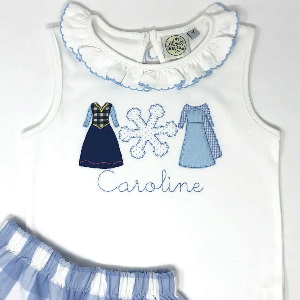 Princess Sisters Applique Girls Top