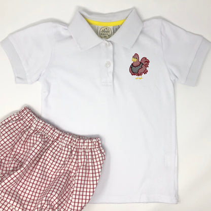 School Mascot Boys Collared Shirt (Multiple Teams Available)