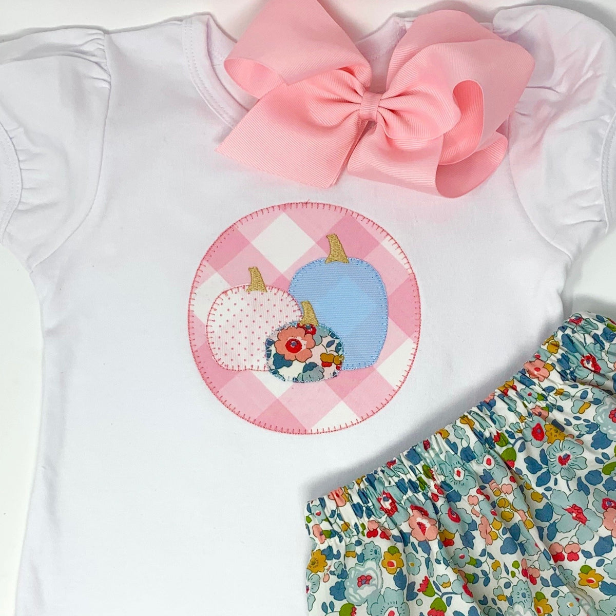 Pumpkin Patch Girls Applique Top
