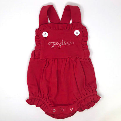Girls Ruffle Knit Bubble