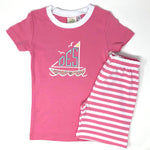 Sleepy Bees Pink Summer Pajamas
