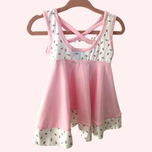 Rosebud Sleeveless Dress