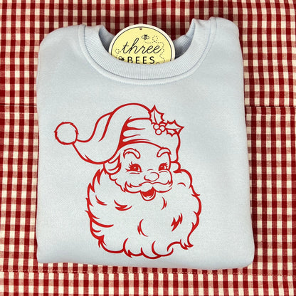 Santa Sweatshirt (Child & Adult)