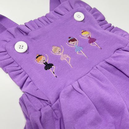 Girls Ruffle Knit Bubble