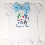 Never Grow Up Girls Embroidered Top