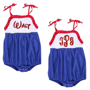 Red, White and Blue Sunsuit