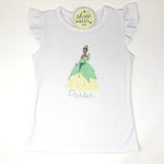 Frog Princess Girls Embroidered Top