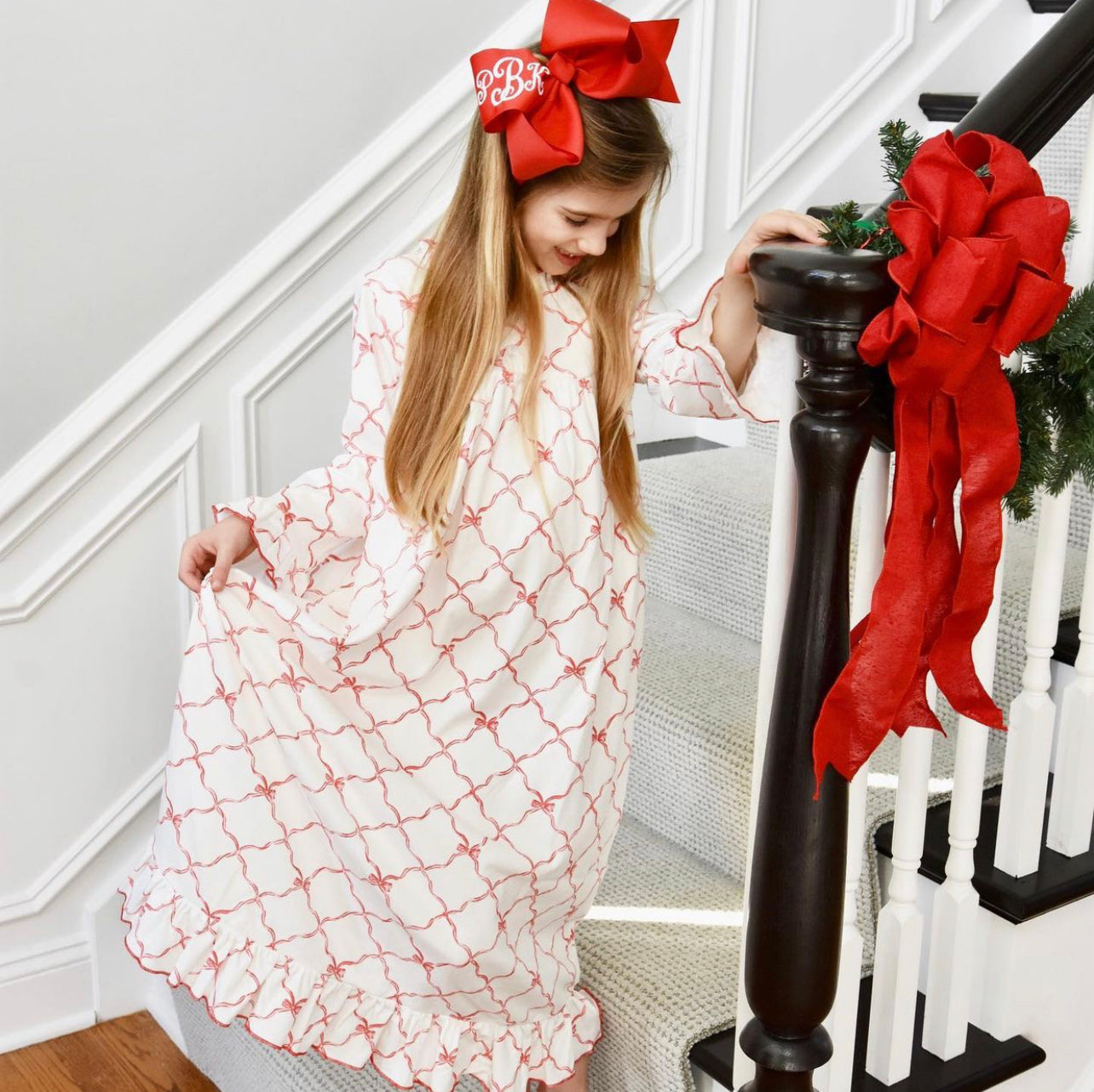 Trellis Bow Nightgown