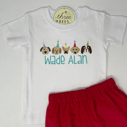 Puppy Dog Party Boys T-Shirt