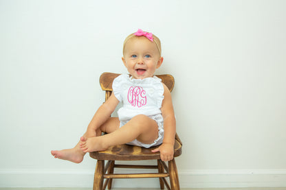 Girls Ruffle Knit Bubble