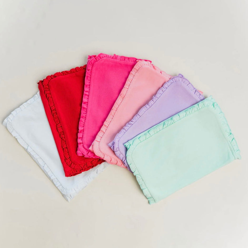 Ruffle Burp Cloth