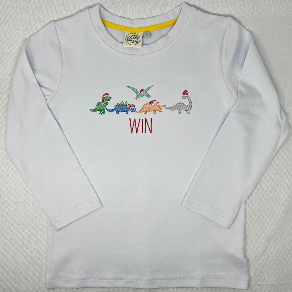 Christmas Dinos Boys Shirt