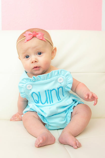 Girls Ruffle Knit Bubble
