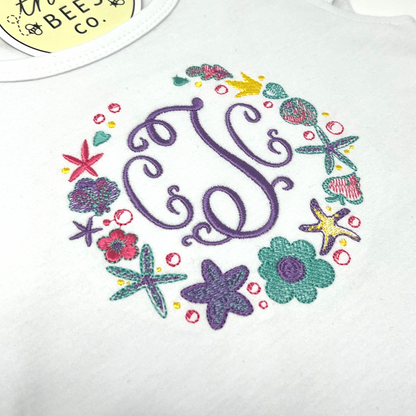 Under the Sea Monogram Frame
