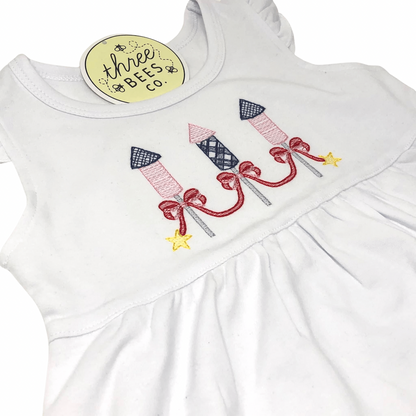 Firecracker Bow Embroidery Trio