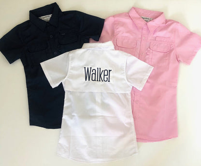 Fishing Unisex Collared Shirt