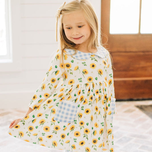 Sunflower Twirl Dress