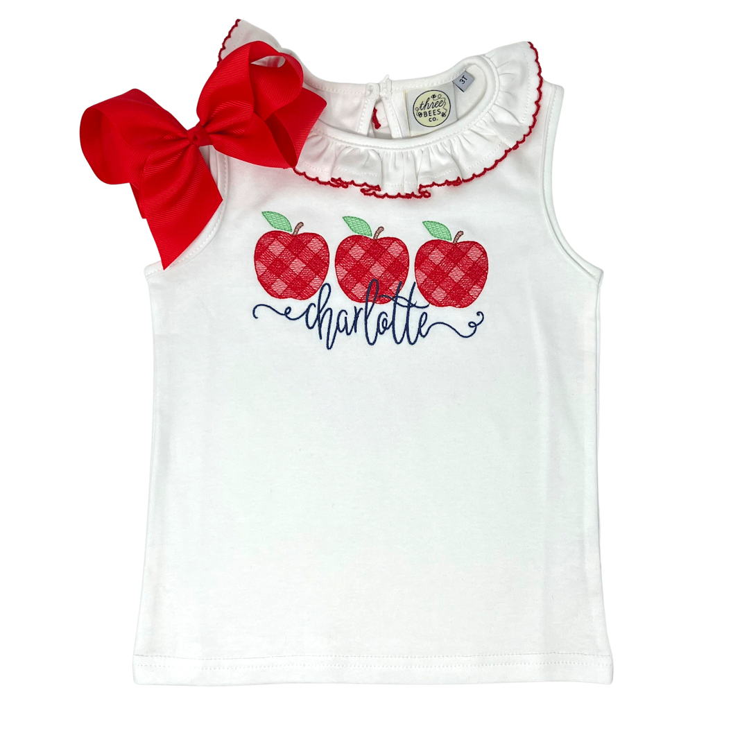 Gingham Apple Trio
