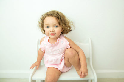 Girls Ruffle Knit Bubble