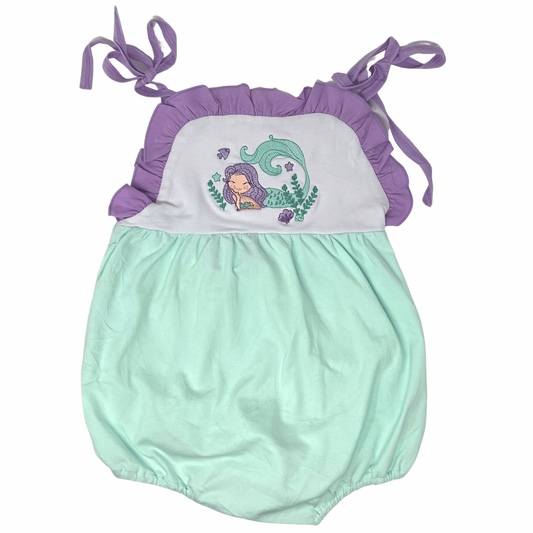 Mermaid Ruffle Tie Sunsuit