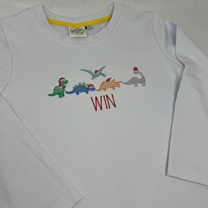 Christmas Dinos Boys Shirt