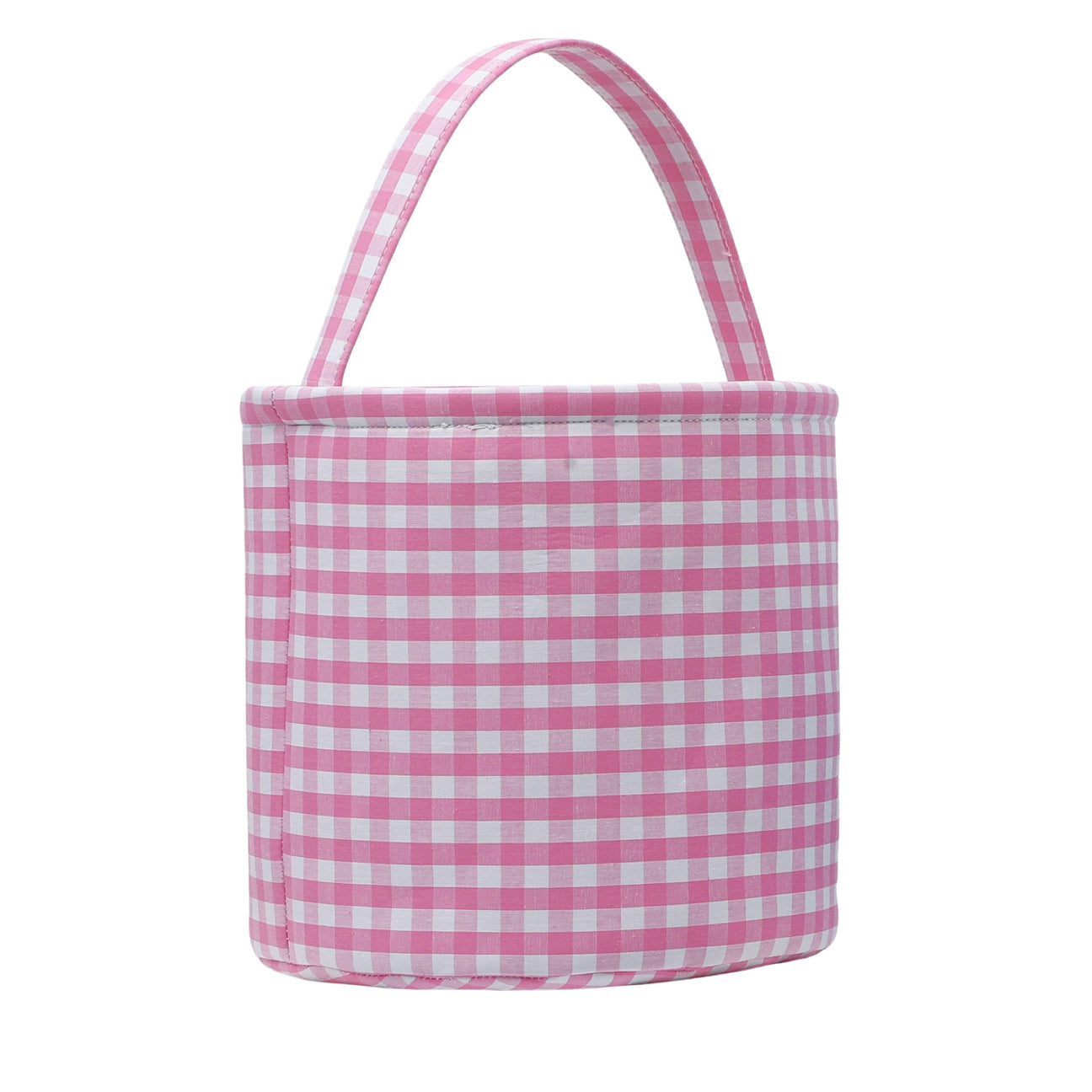 Gingham Easter Bucket (Pink or Blue)