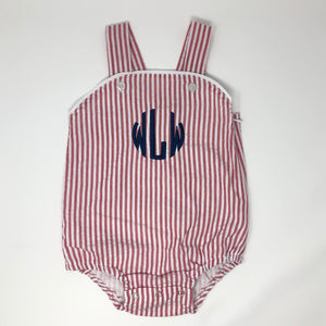 Seersucker Stripe Sunsuit (Unisex)