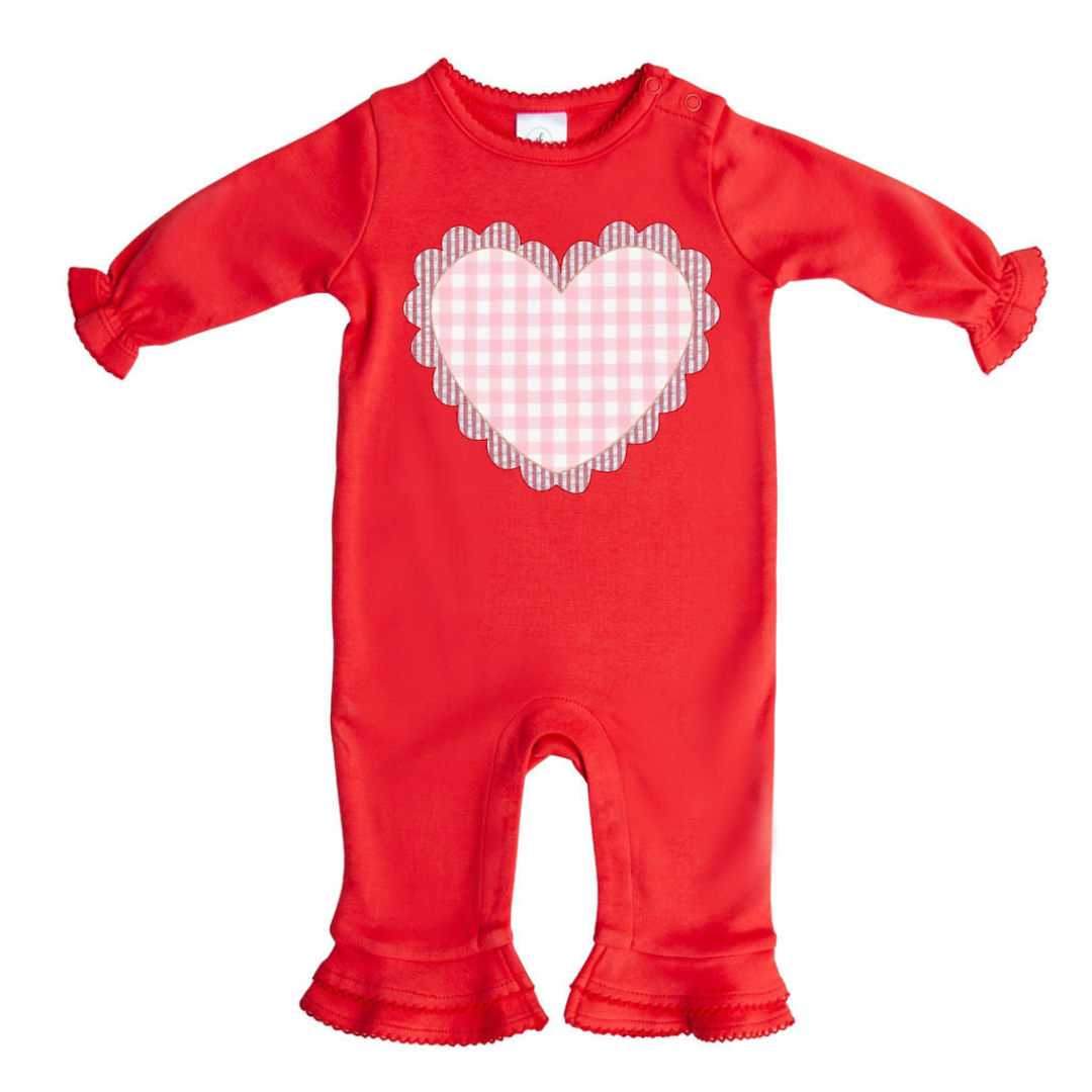 Gingham Heart Appliqué