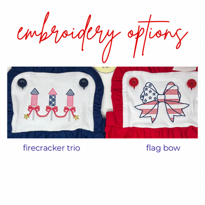 Red, White and Blue Sunsuit