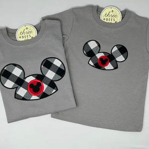 Mouse Club Boys Applique Boys T-Shirt