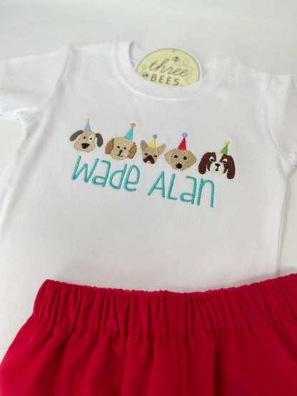 Puppy Dog Party Boys T-Shirt